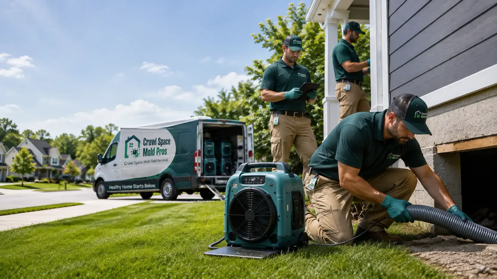 Crawl Space Mold Removal in Melissa, TX